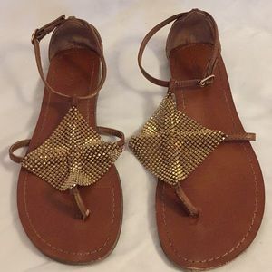 Golden sandal
